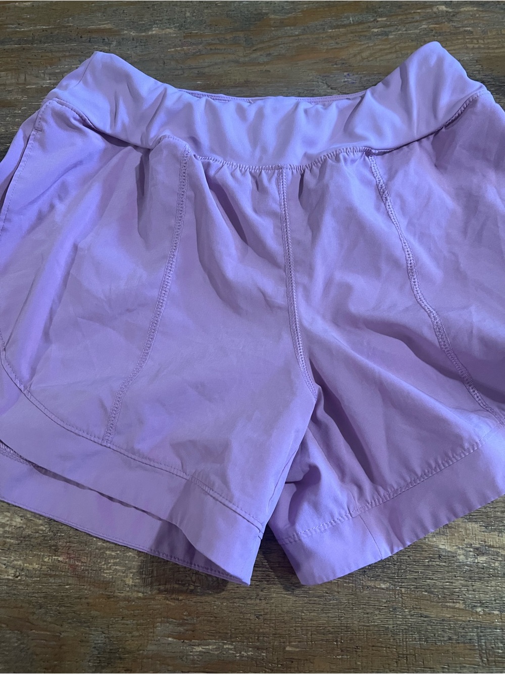 tek gear Lavender Athletic Shorts with Elastic Waist